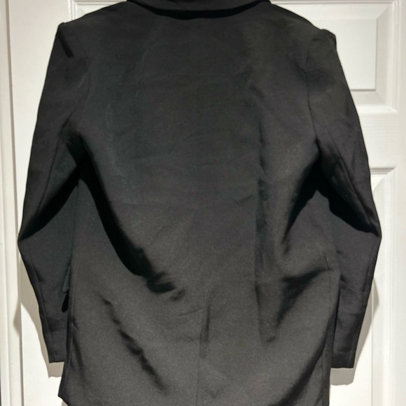 Steve Madden Black Tailored Longline Blazer Jacket Size Small - Picture 8 of 12